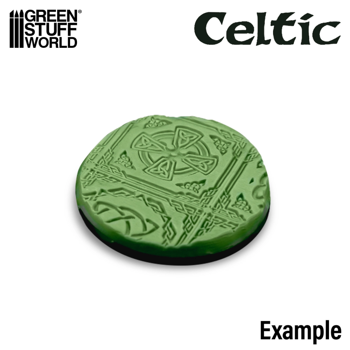 （預購）Green Stuff World 紋理滾滾棒：Rolling Pin Celtic