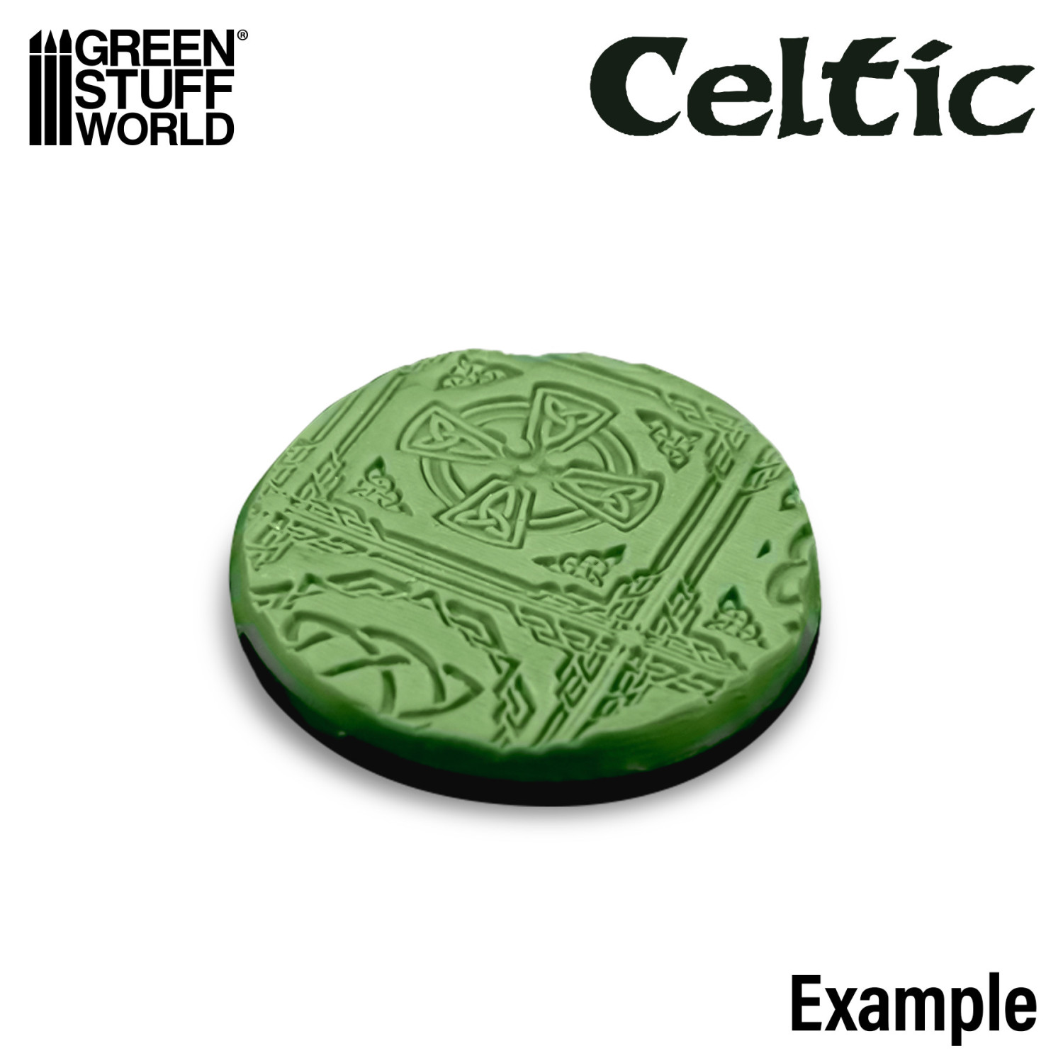 （預購）Green Stuff World 紋理滾滾棒：Rolling Pin Celtic
