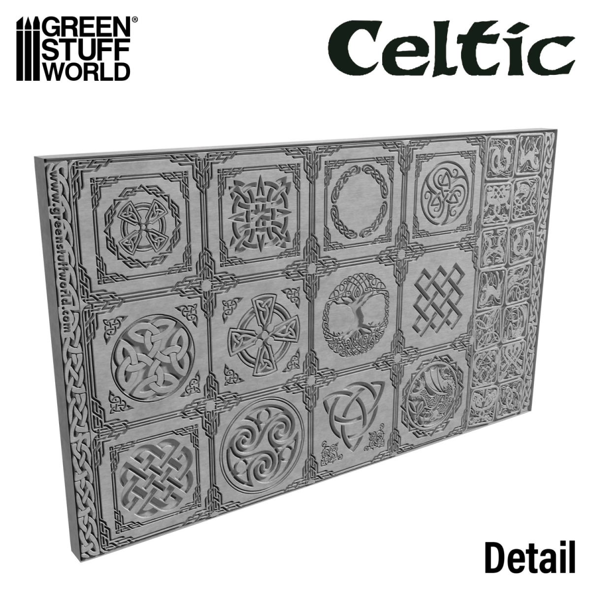 （預購）Green Stuff World 紋理滾滾棒：Rolling Pin Celtic