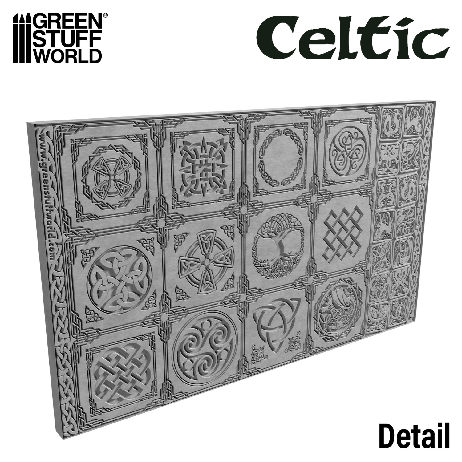 （預購）Green Stuff World 紋理滾滾棒：Rolling Pin Celtic