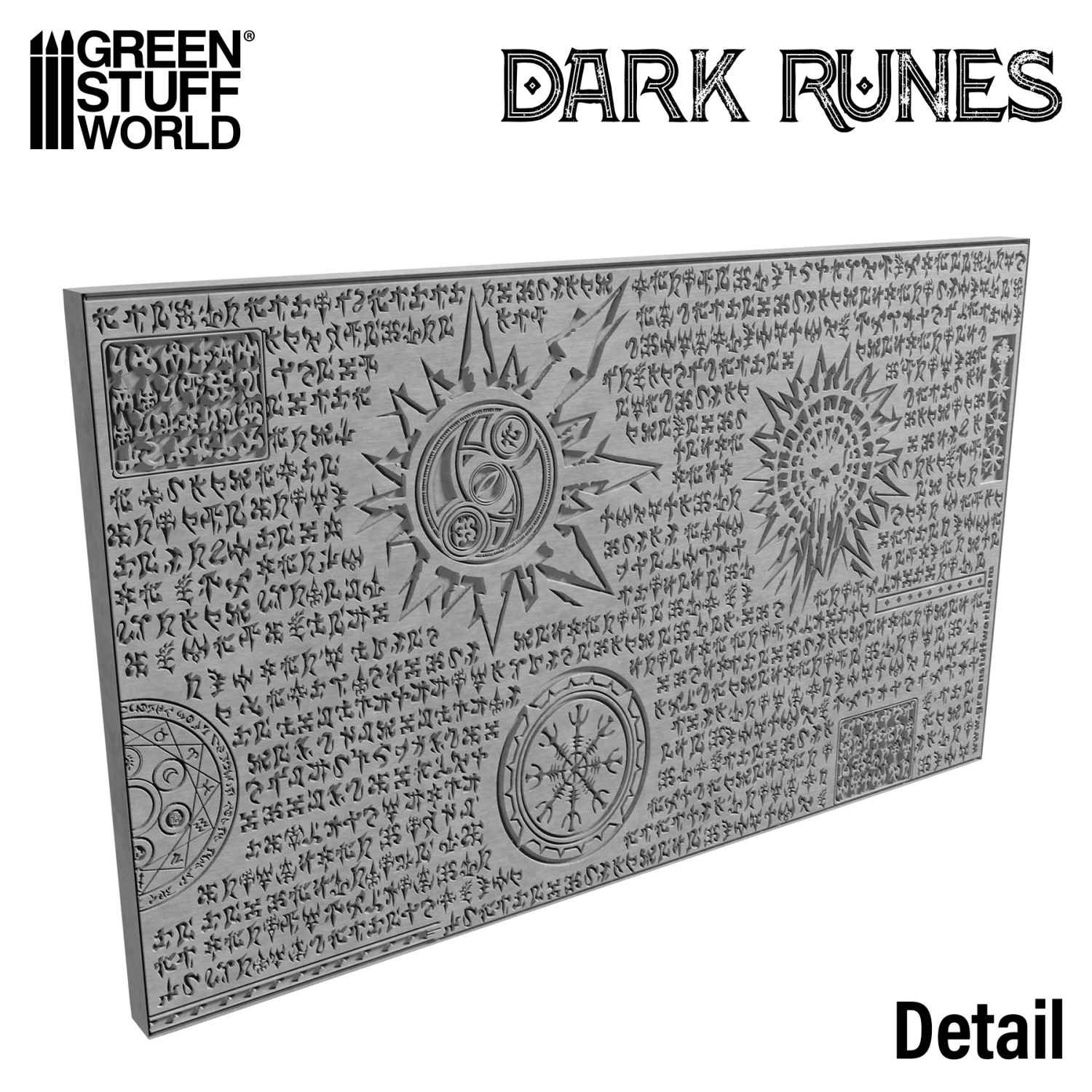 （預購）Green Stuff World 紋理滾滾棒：Rolling Pin Dark Runes