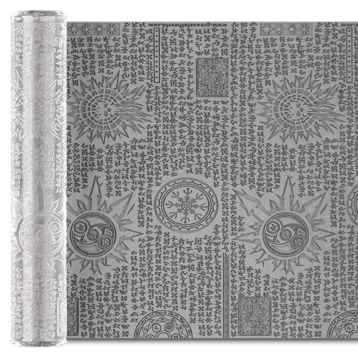 （預購）Green Stuff World 紋理滾滾棒：Rolling Pin Dark Runes