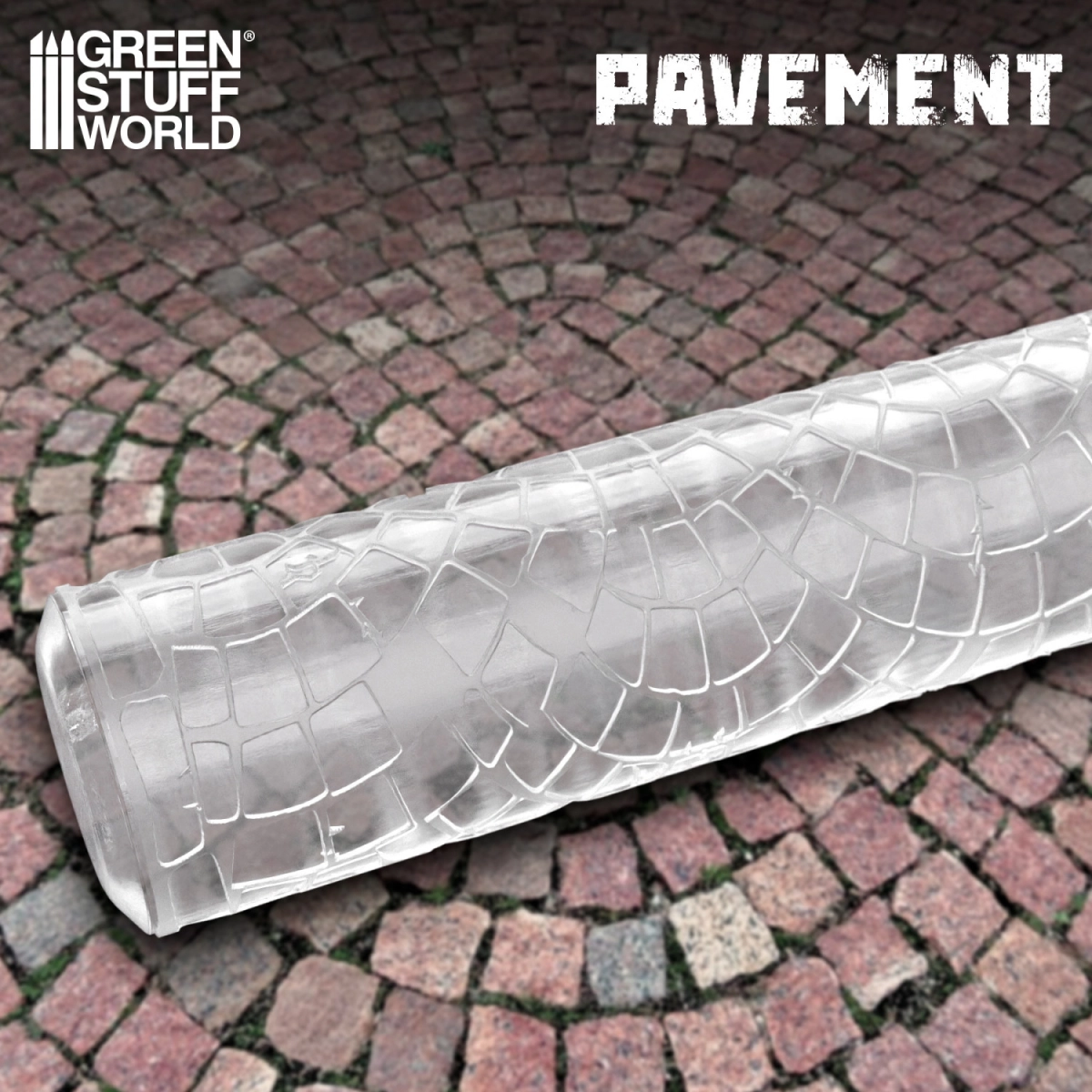 （預購）Green Stuff World 紋理滾滾棒：Rolling Pin Pavement