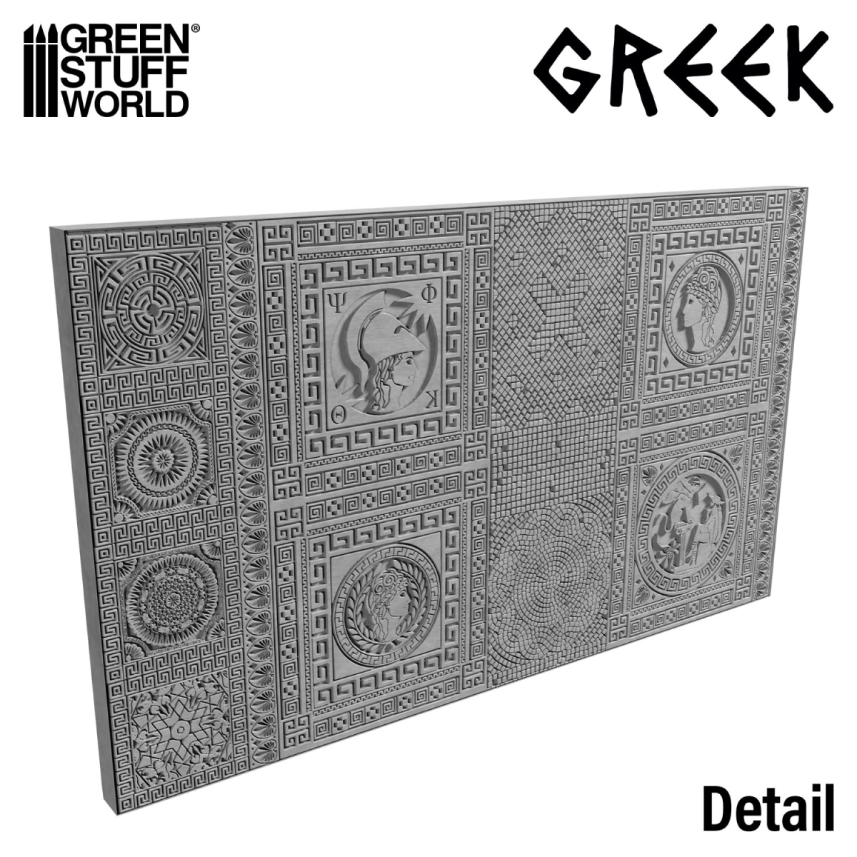 （預購）Green Stuff World 紋理滾滾棒：Rolling Pin GREEK