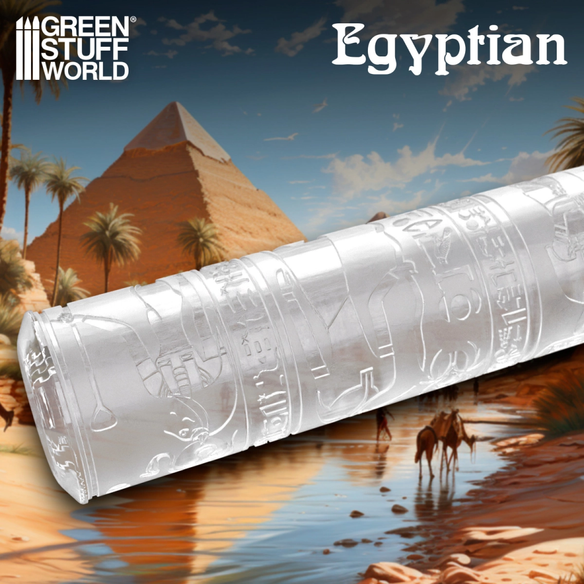 （預購）Green Stuff World 紋理滾滾棒：Rolling Pin EGYPTIAN