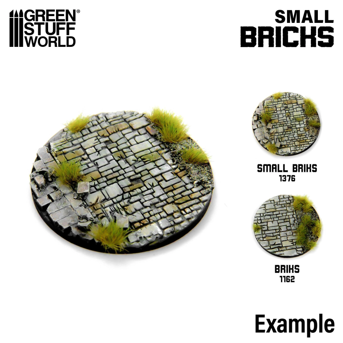 （預購）Green Stuff World 紋理滾滾棒：Rolling Pin Small Bricks