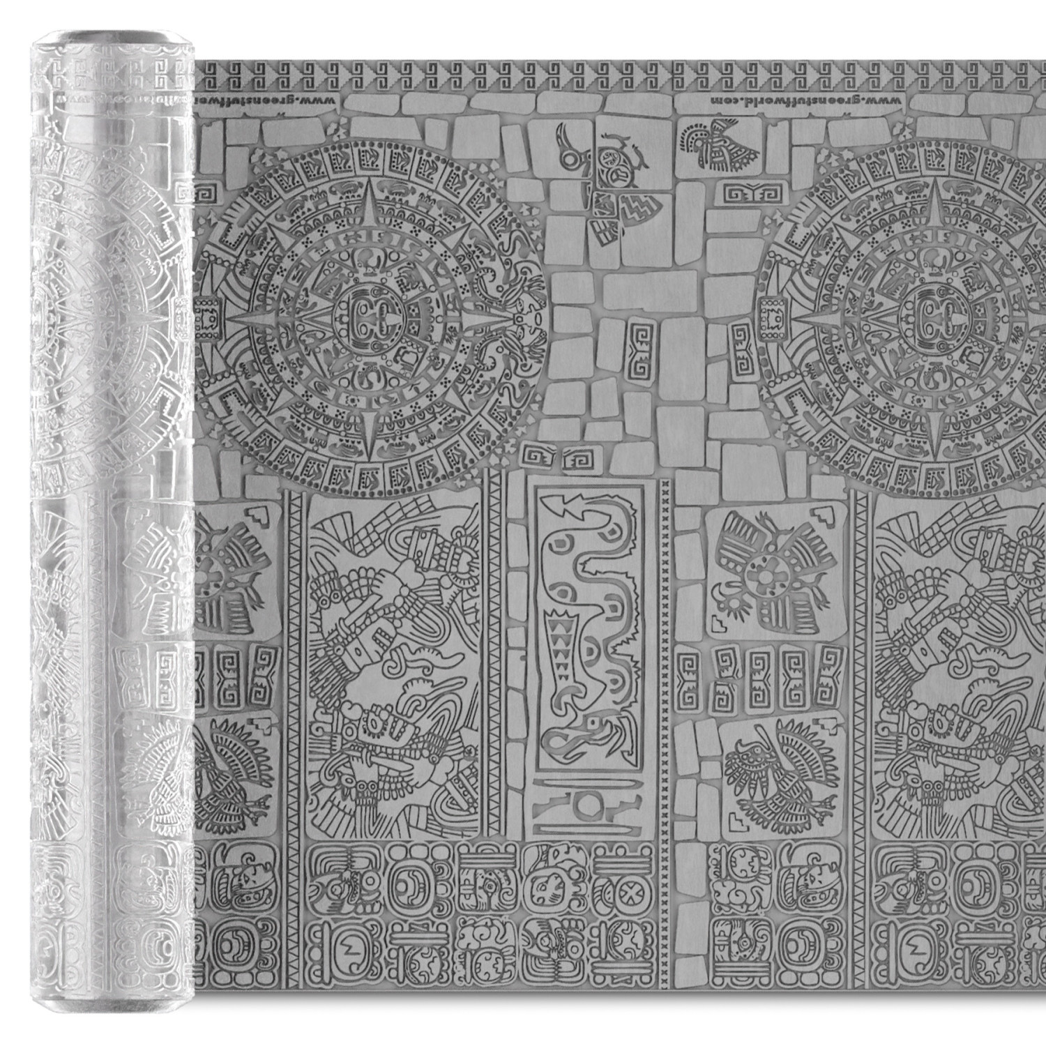 （預購）Green Stuff World 紋理滾滾棒：Rolling Pin AZTEC