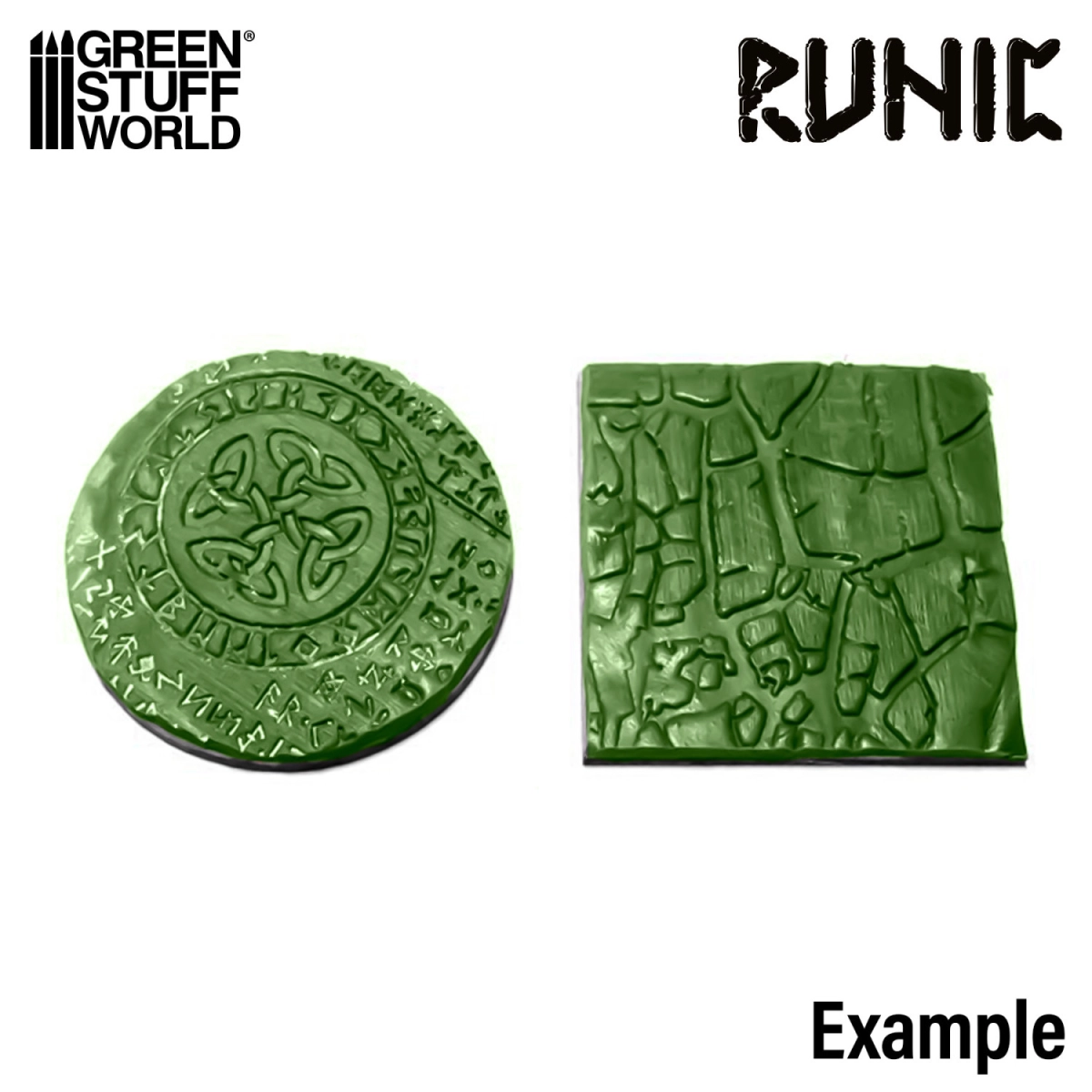 （預購）Green Stuff World 紋理滾滾棒：Rolling Pin Runic