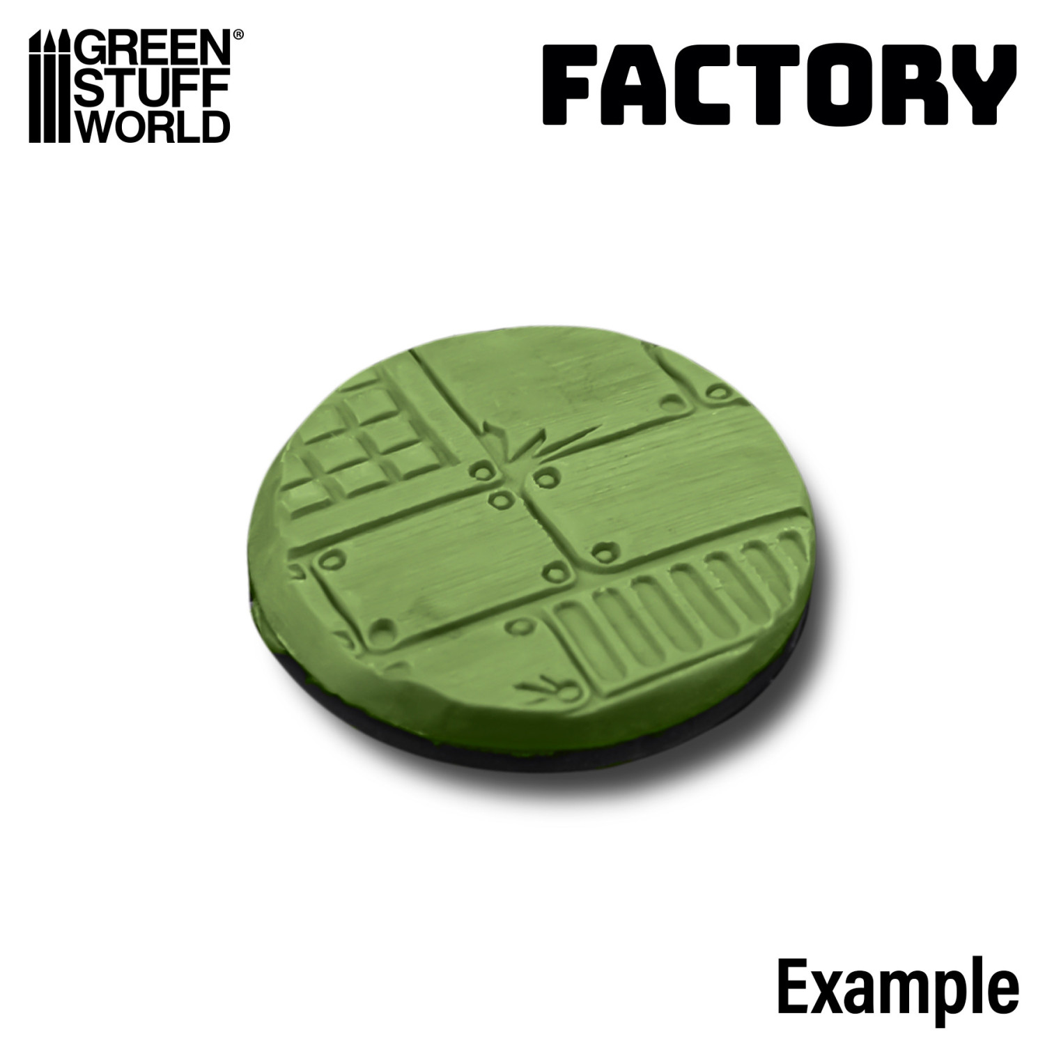 （預購）Green Stuff World 紋理滾滾棒：Rolling Pin Factory Ground