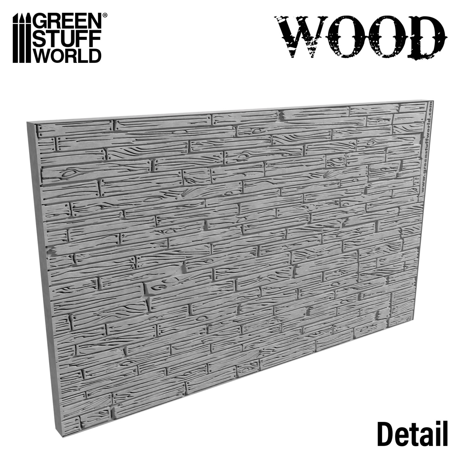 （預購）Green Stuff World 紋理滾滾棒：Rolling Pin Wood Planks