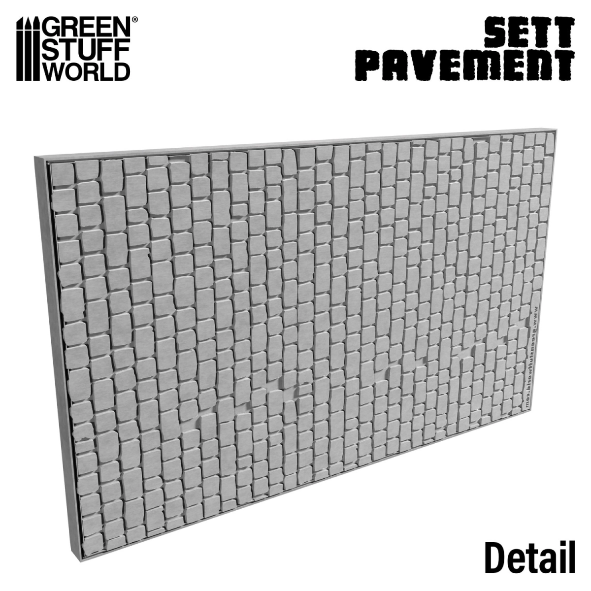 （預購）Green Stuff World 紋理滾滾棒：Rolling Pin Sett Pavement