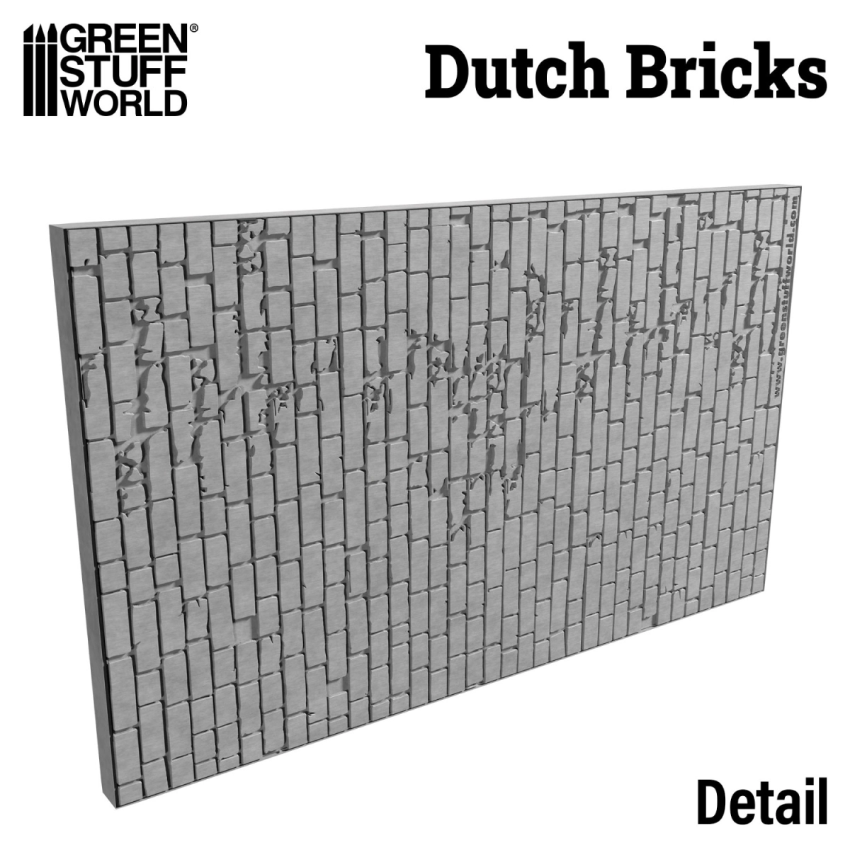 （預購）Green Stuff World 紋理滾滾棒：Rolling Pin DUTCH Bricks