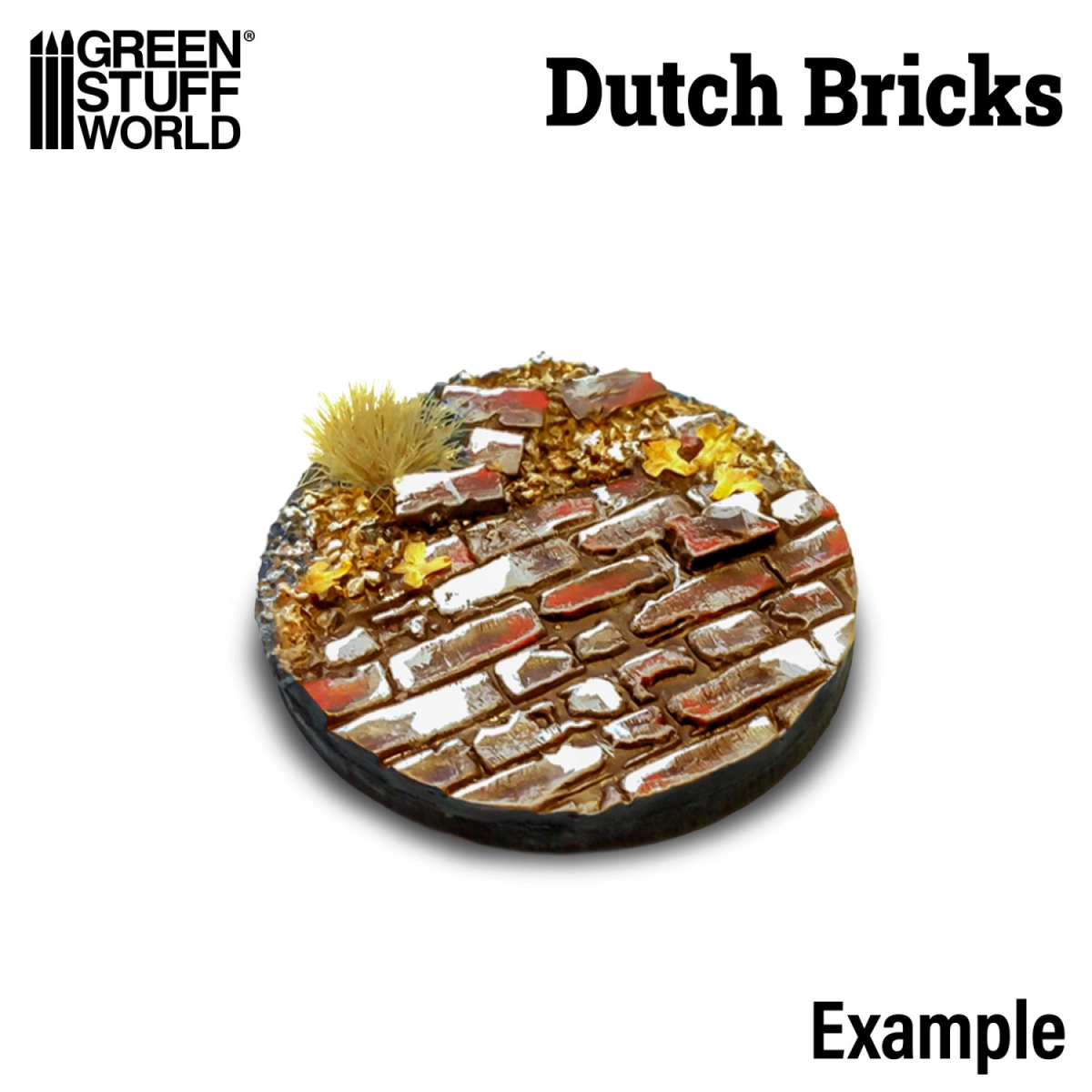 （預購）Green Stuff World 紋理滾滾棒：Rolling Pin DUTCH Bricks