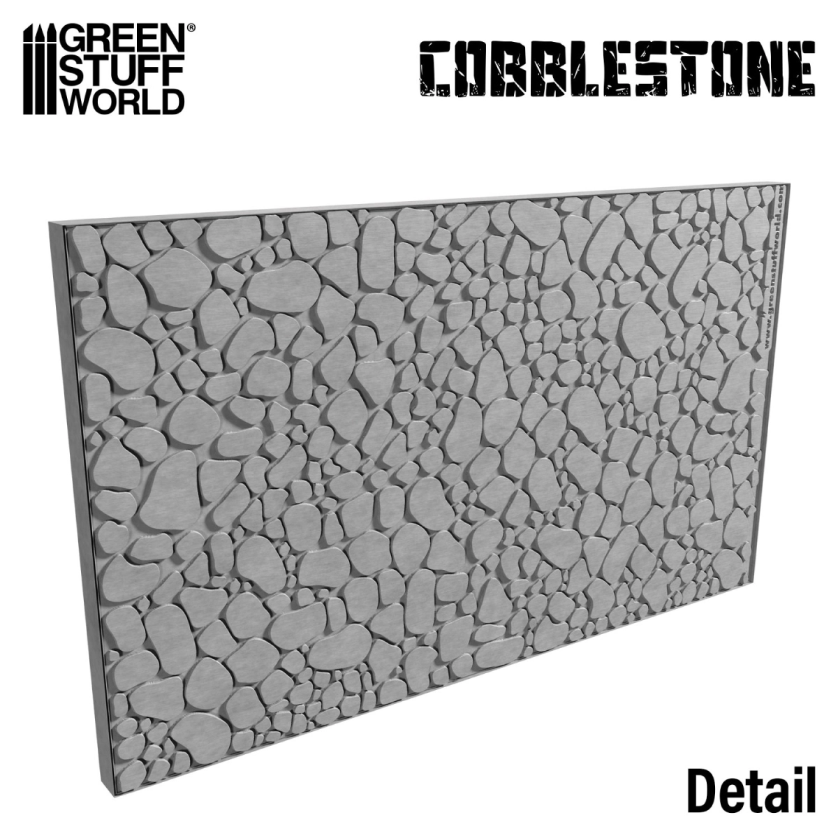 （預購）Green Stuff World 紋理滾滾棒：Rolling Pin Cobblestone