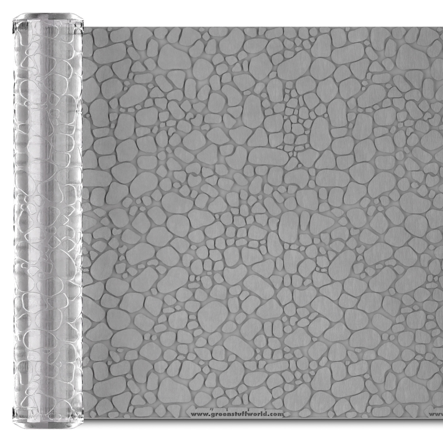 （預購）Green Stuff World 紋理滾滾棒：Rolling Pin Cobblestone