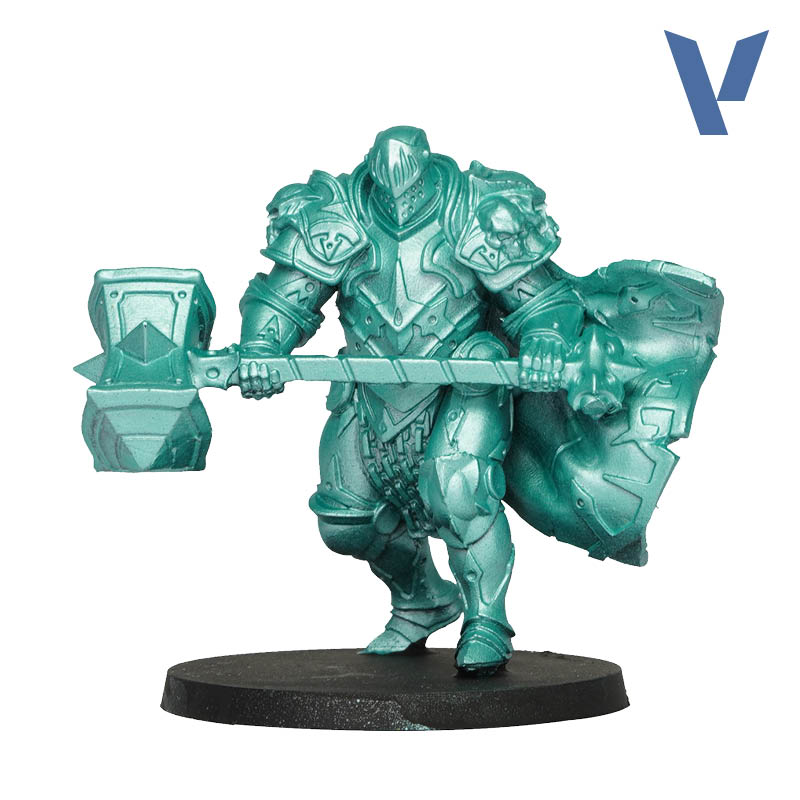 Acrylicos Vallejo 真金屬色彩：Beetle Green - Light 77113