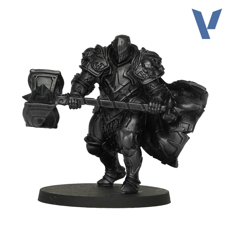 Acrylicos Vallejo 真金屬色彩：Obsidian Black - Shade 77160