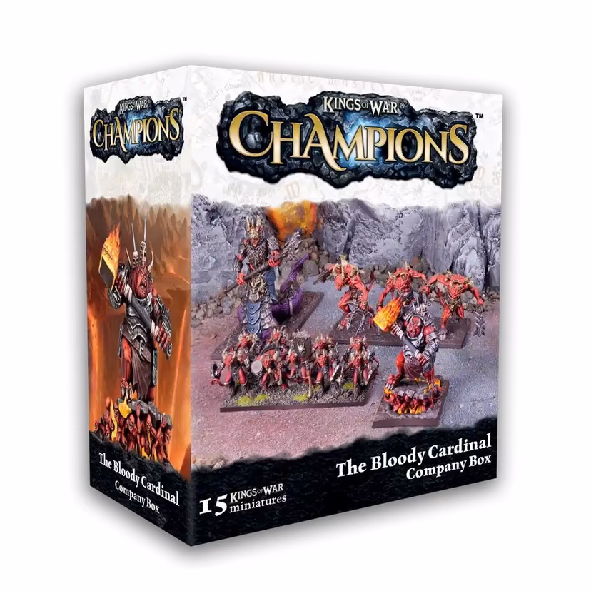 （預購）Kings of War: Champions - The Bloody Cardinal Company Box