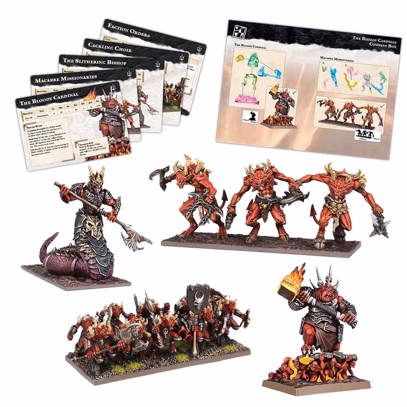 （預購）Kings of War: Champions - The Bloody Cardinal Company Box