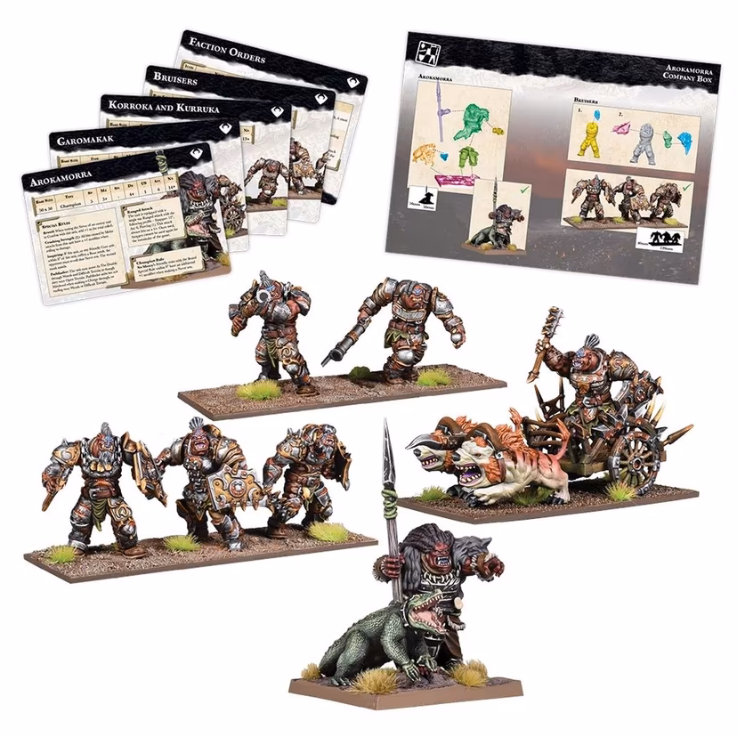 （預購）Kings of War: Champions - Arokamorra Company Box