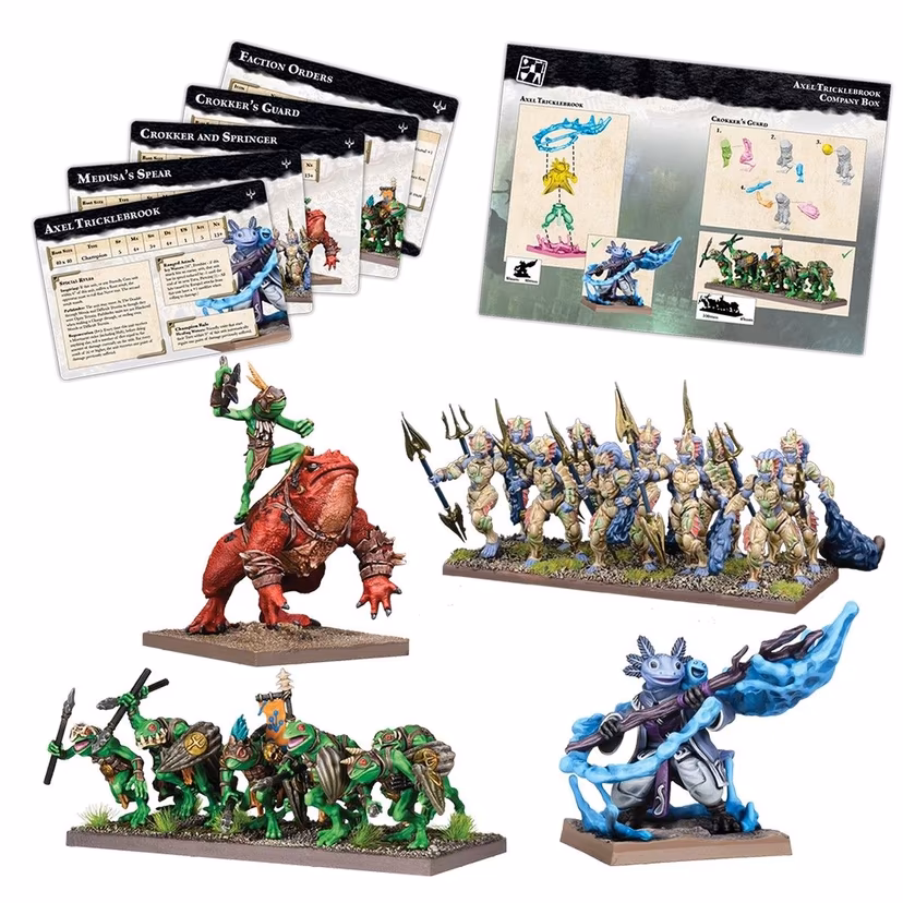 （預購）Kings of War: Champions - Axel Tricklebrook Company Box