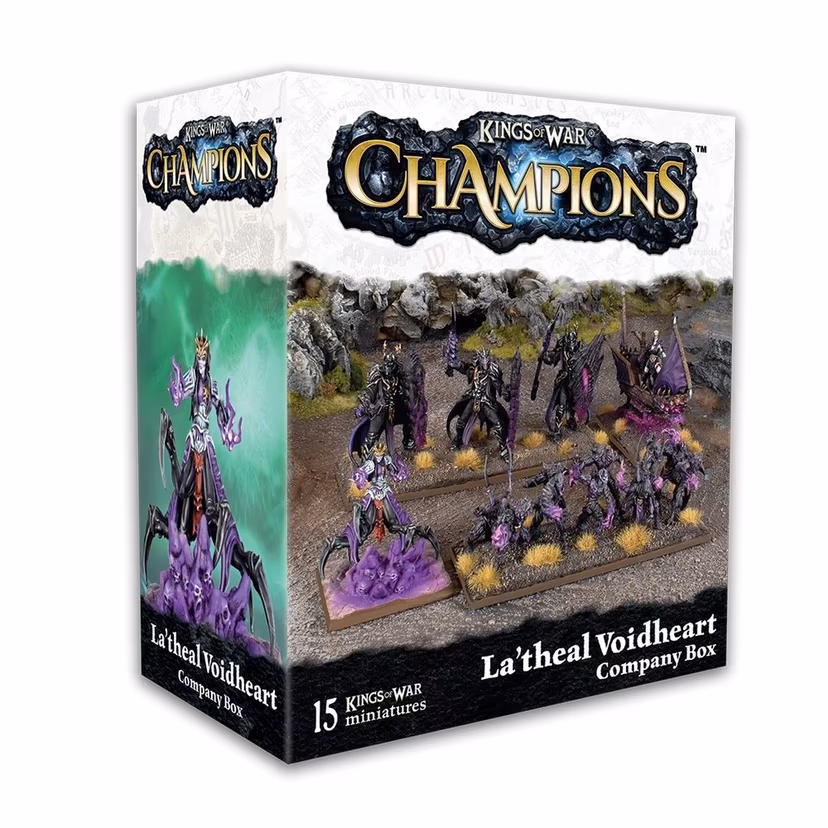 （預購）Kings of War: Champions - La’theal Voidheart Company Box