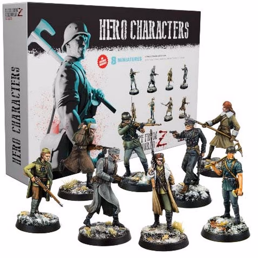 （預購）Escape from Stalingrad Z: Hero Miniatures Set