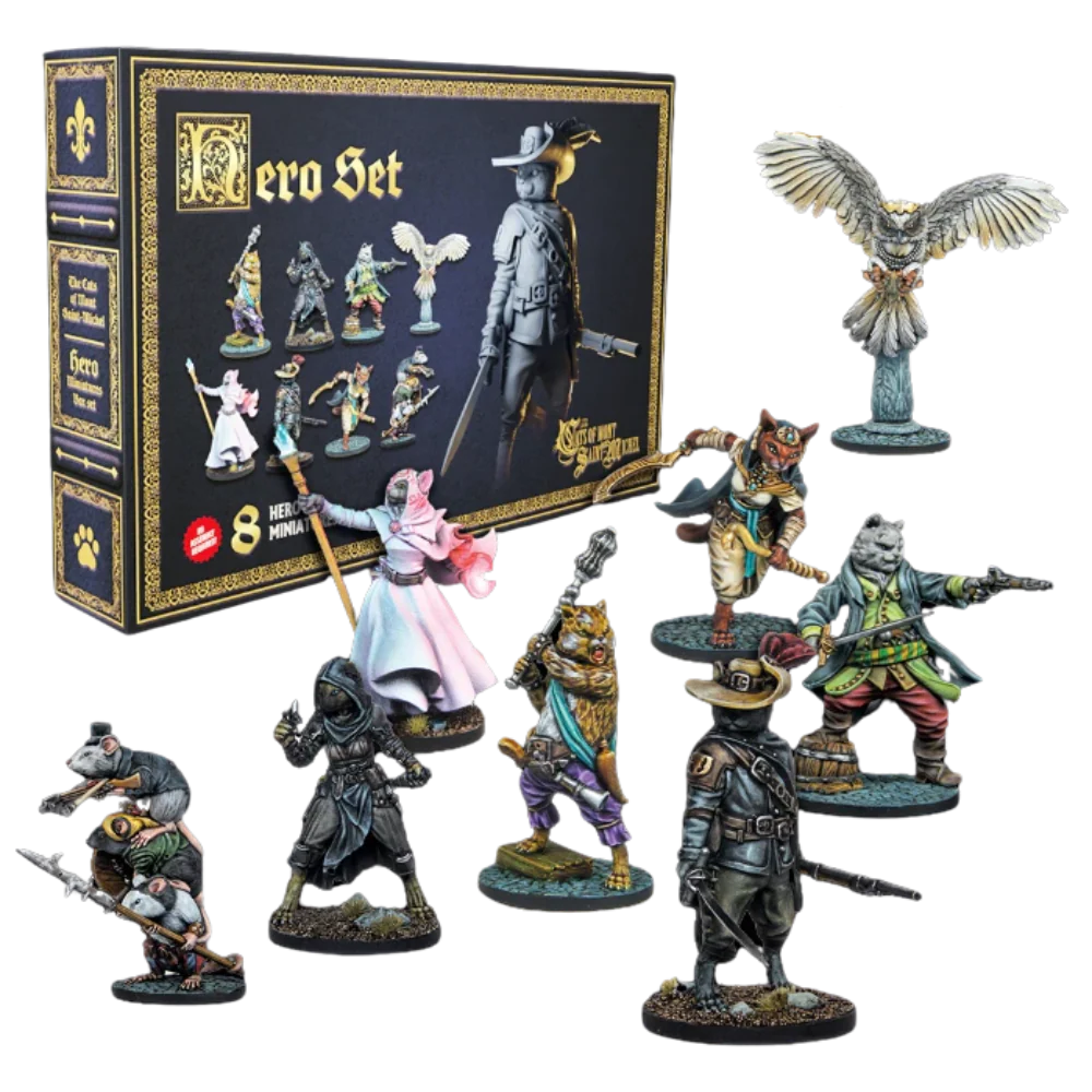 （預購）The Cats of Mont Saint Michel - Hero Miniatures Set