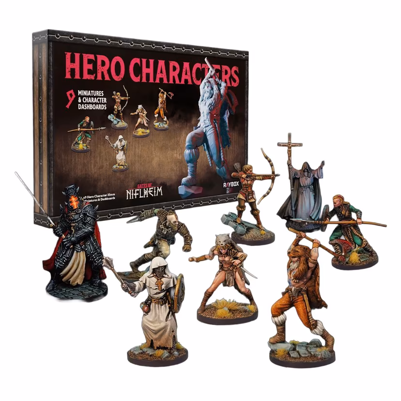 （預購）Gates of Niflheim - Hero Characters Miniatures