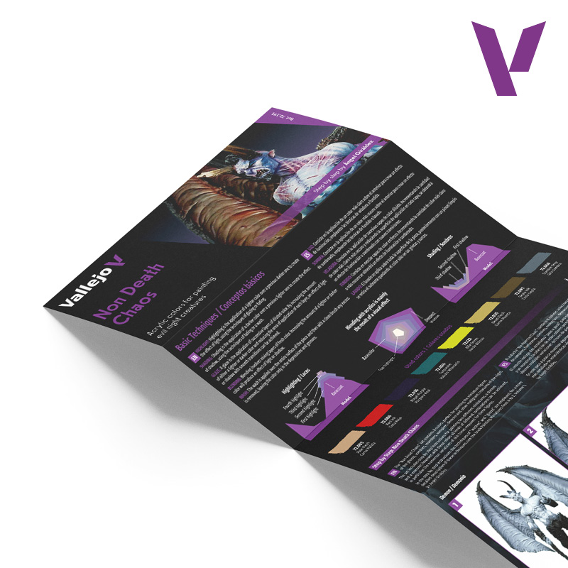 Acrylicos Vallejo 顏料套裝：不死混沌顏色套裝 72191