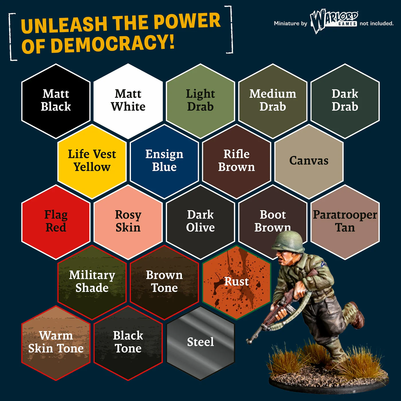 （預購）Army Painter 顏料套裝：歷史系列 - 二戰美國