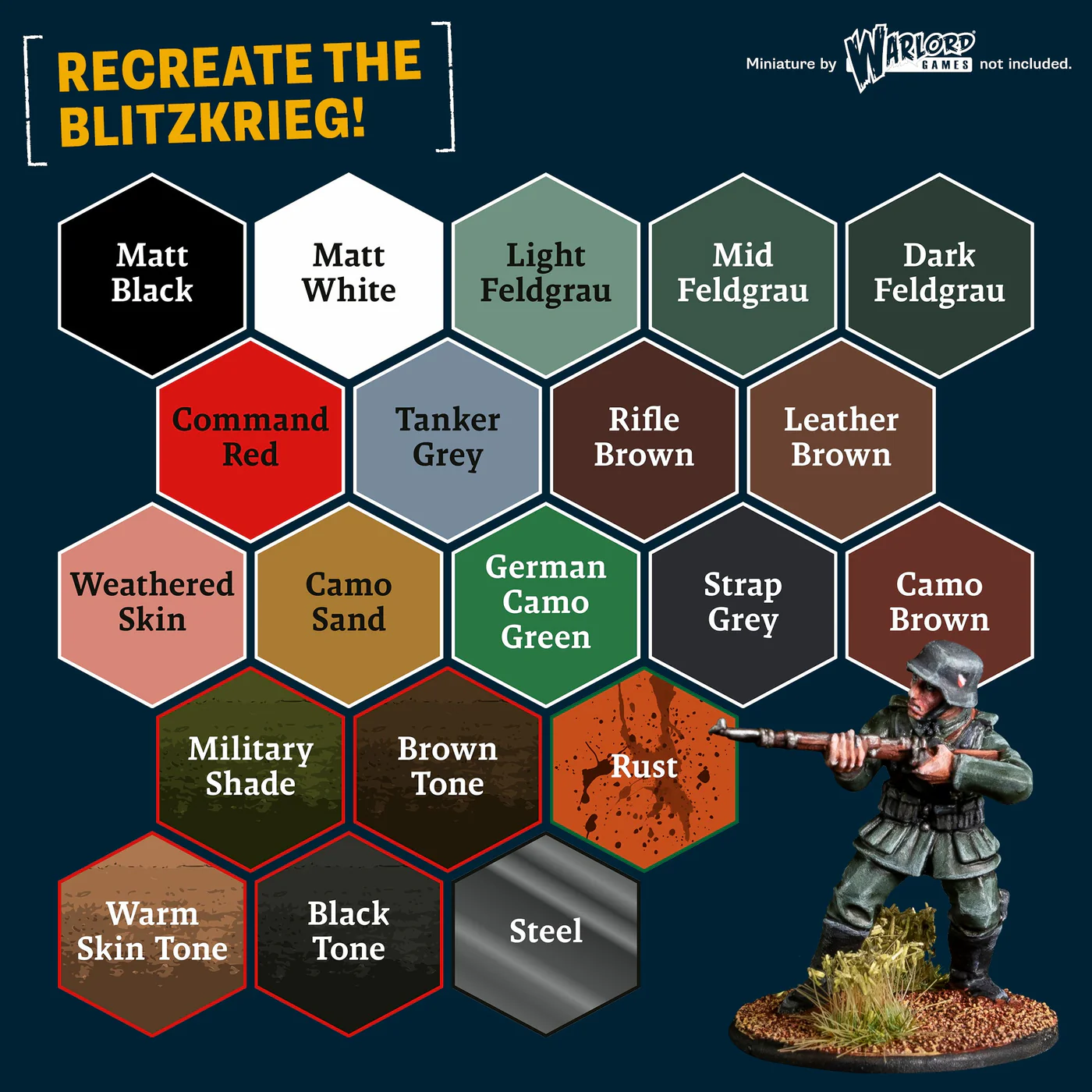 （預購）Army Painter 顏料套裝：歷史系列 - 二戰德軍