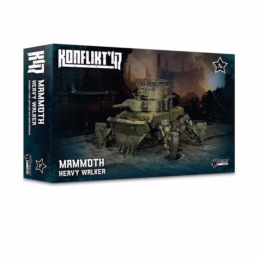 （預購）Warlord Games: Konflikt '47 - 蘇聯長毛象重型步行戰車