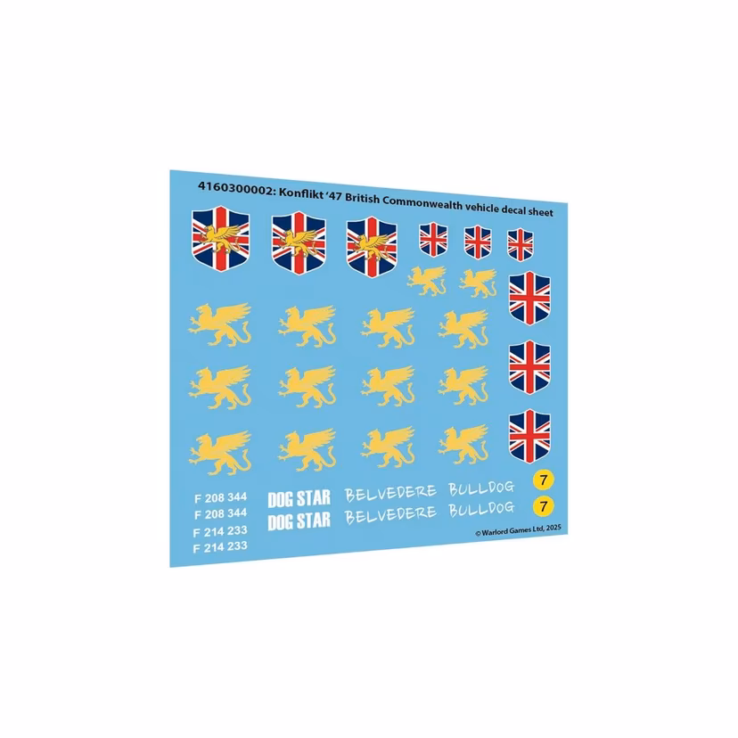 （預購）Warlord Games: Konflikt '47 - 大英國協守護者輕型步行機甲