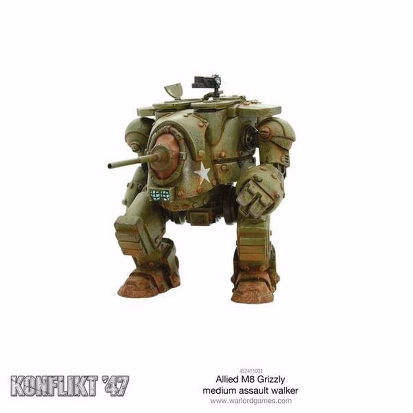 （預購）Warlord Games: Konflikt '47 -  美國「灰熊」中型機甲