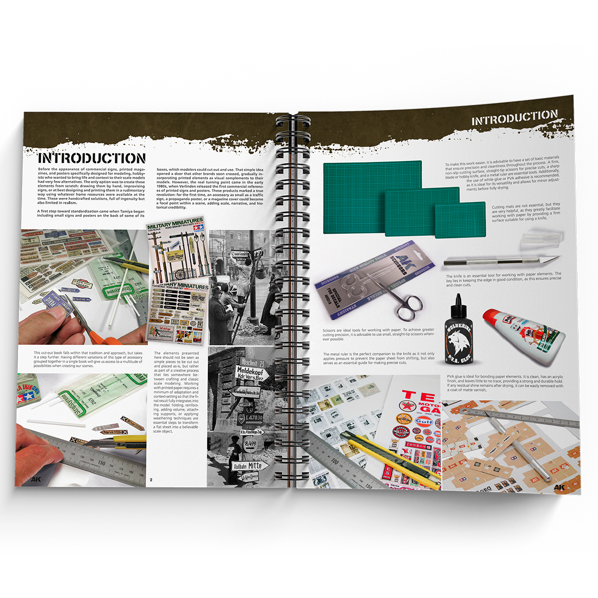 （預購）AK Interactive 工具書籍：CUT-OUTS 隨剪即用場景書