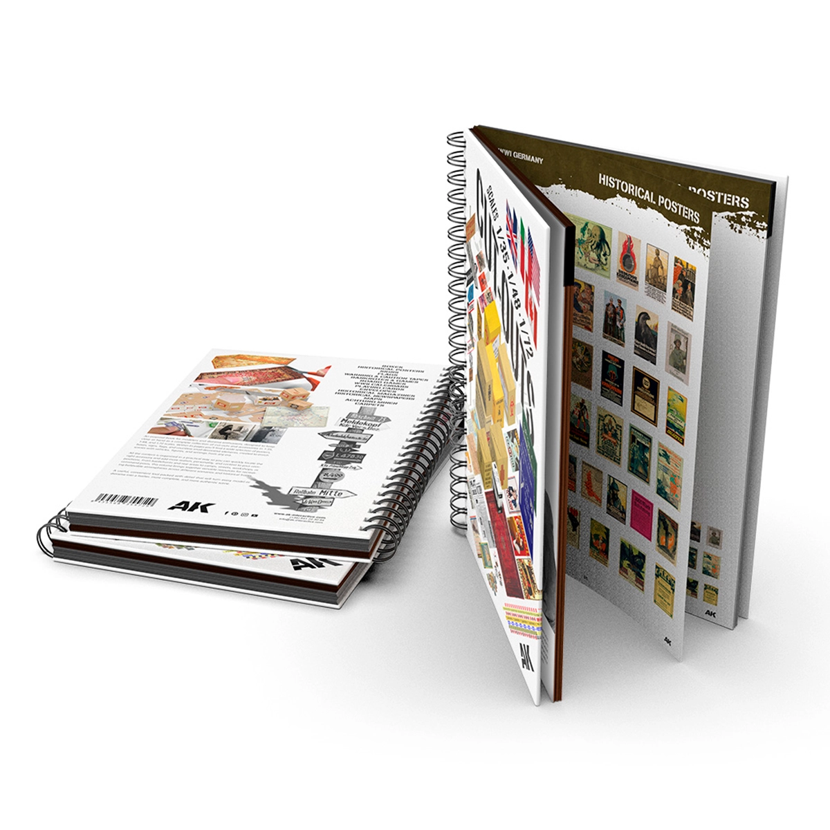 （預購）AK Interactive 工具書籍：CUT-OUTS 隨剪即用場景書