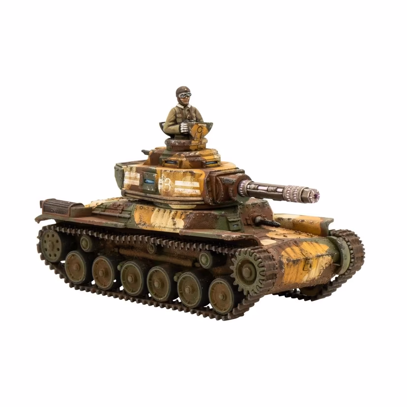 （預購）Warlord Games: Konflikt '47 - 日本帝國九七式改「聚能型」齊哈輕戰車