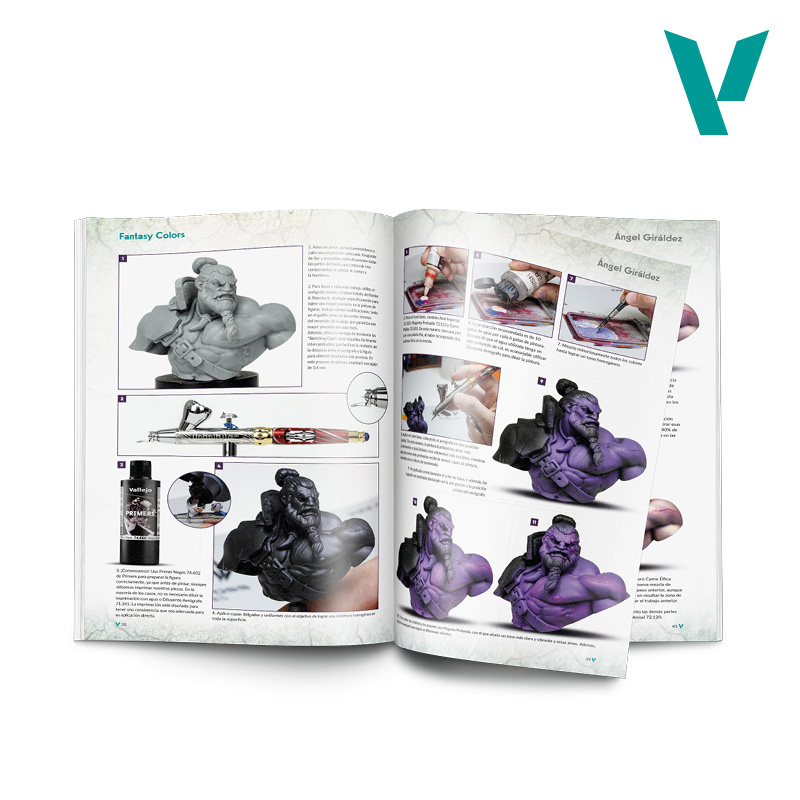 Acrylicos Vallejo 工具書籍：奇幻色彩 75069