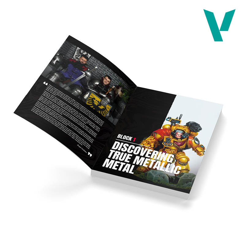 Acrylicos Vallejo 工具書籍：真金屬色彩 - BSL 塗裝系統 75093