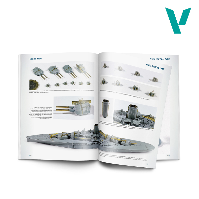 Acrylicos Vallejo 工具書籍：斯卡帕灣 - 塗裝與舊化技巧 75058