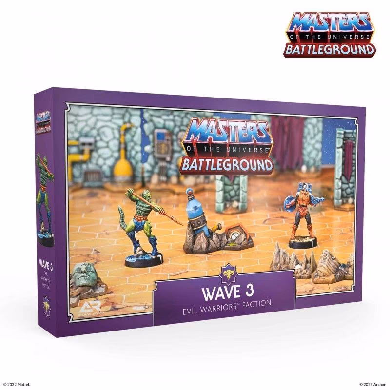 （預購）太空超人微縮戰棋遊戲：Wave 3 - 邪惡戰士陣營擴充