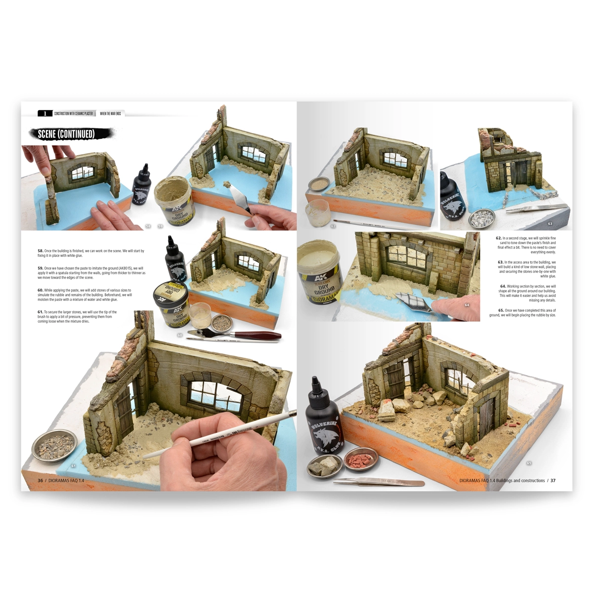 （預購）AK Interactive 工具書籍：F.A.Q. DIORAMAS AK8500