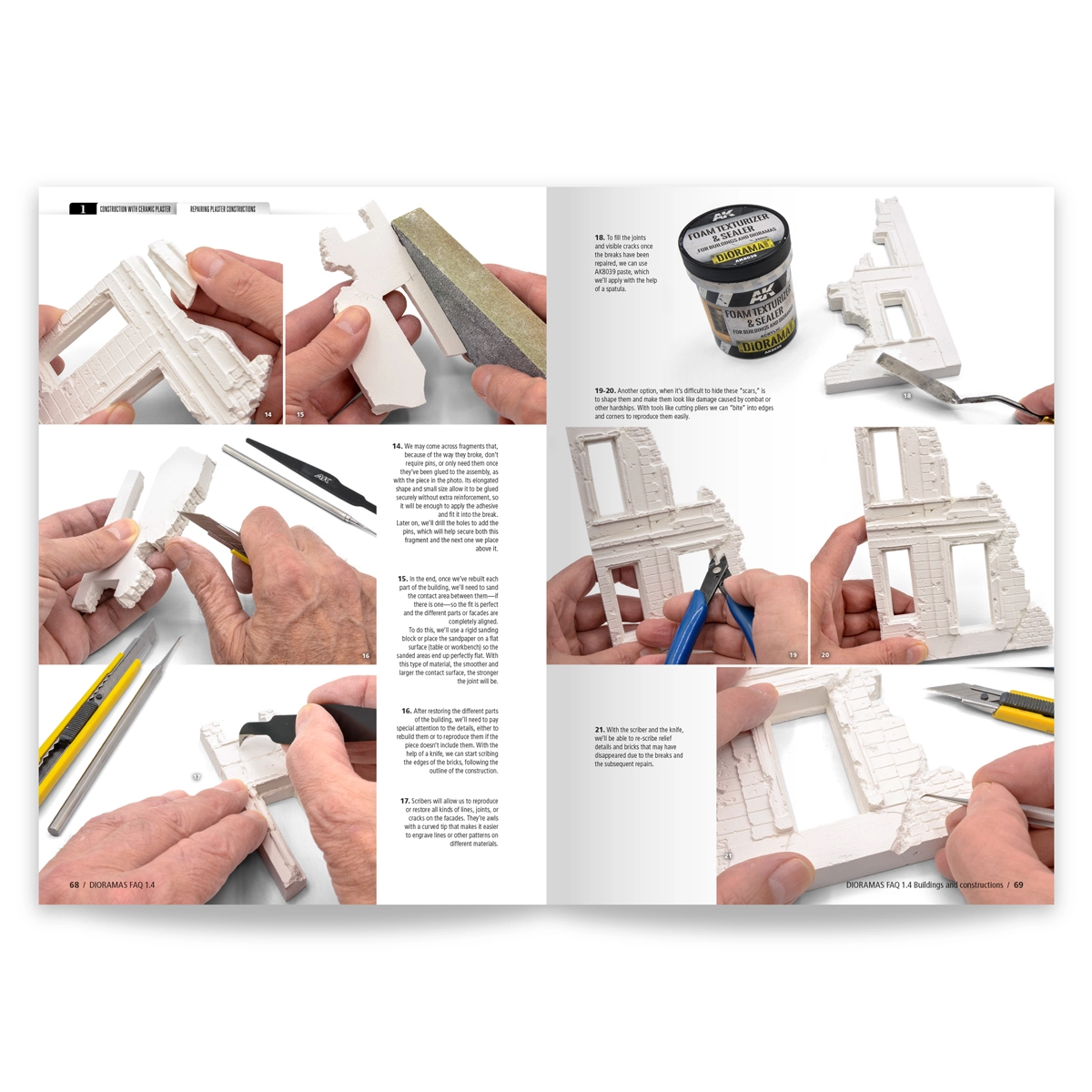 （預購）AK Interactive 工具書籍：F.A.Q. DIORAMAS AK8500