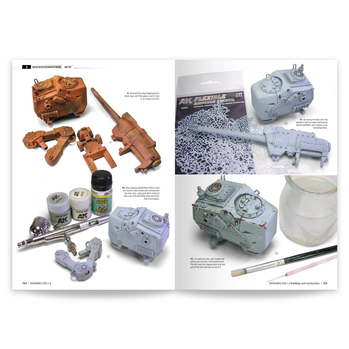 （預購）AK Interactive 工具書籍：F.A.Q. DIORAMAS AK8500