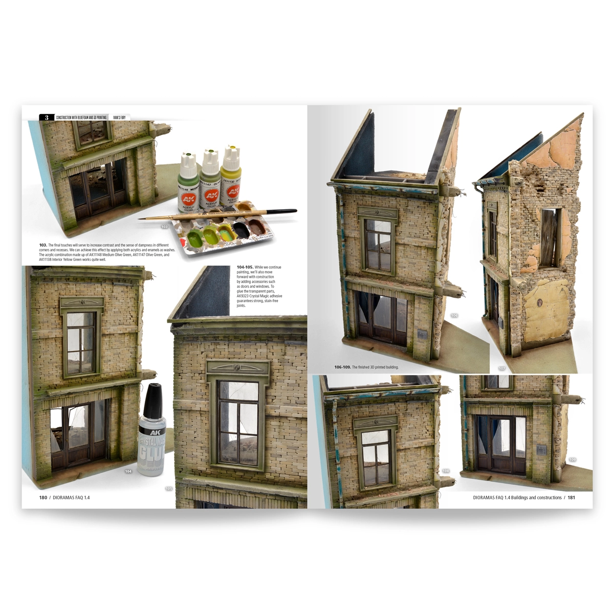 （預購）AK Interactive 工具書籍：F.A.Q. DIORAMAS AK8500