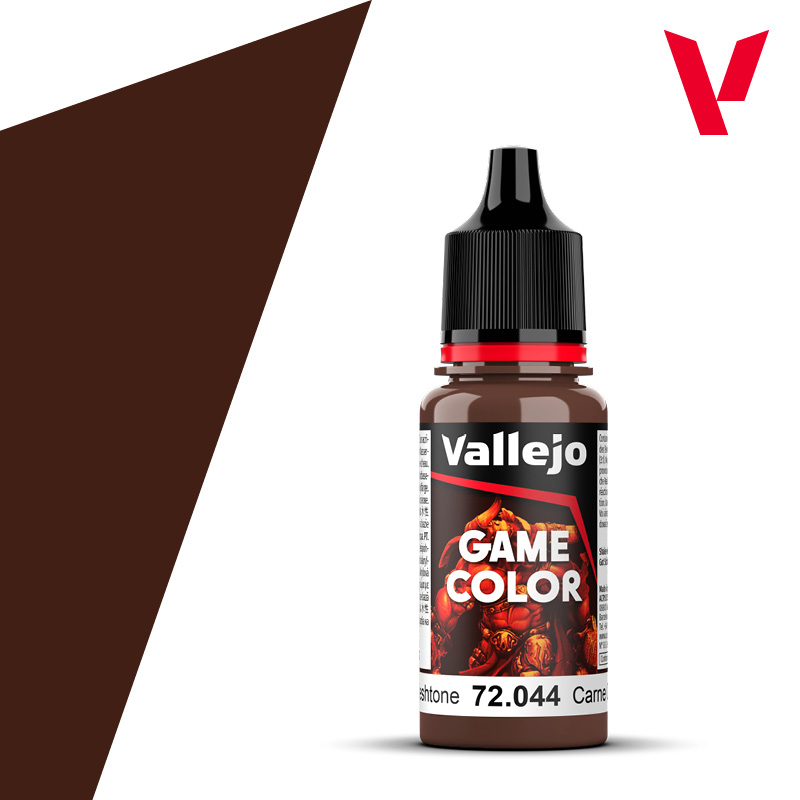 Acrylicos Vallejo 遊戲色彩：暗膚色 72044